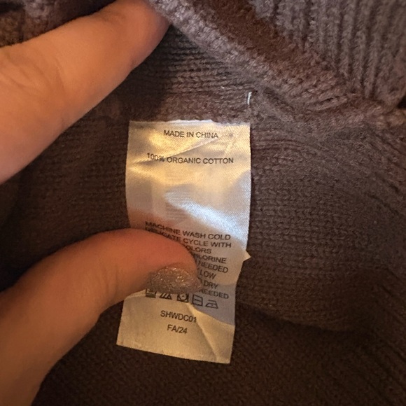 Quince 100% Organic Cotton Cropped Cardigan - Picture 6 of 6